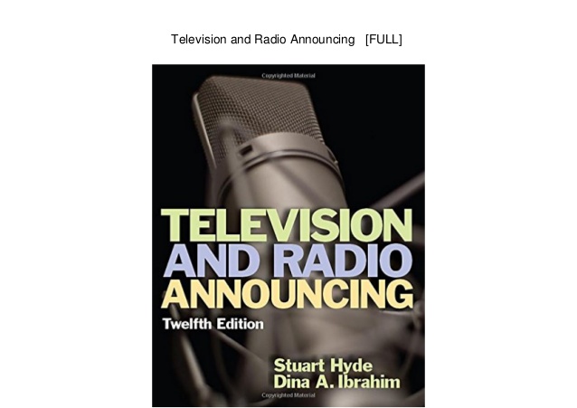 Television And Radio Announcing Pdf File